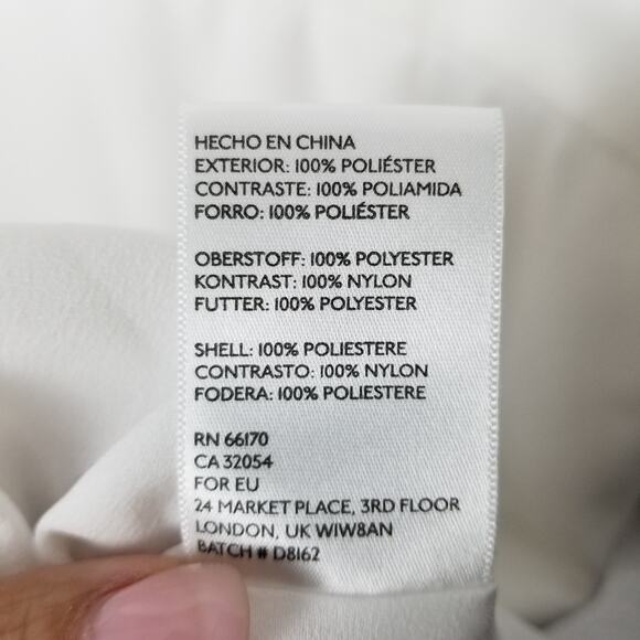 Urban Outfitters Coincidence & Chance White Tiered Mesh Panel Dress - Picture 8 of 9